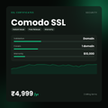 HostGraber Comodo SSL – SSL Certificates plan with Domain Validation, 1 Sub-domain