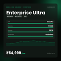 HostGraber Enterprise Ultra – Dedicated Servers – Enterprise plan with 56 CPU Cores, 32 TB NVMe SSD