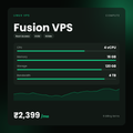 HostGraber Fusion VPS – Linux VPS plan with 4 vCPU Cores, 16 GB RAM, 120 GB NVMe SSD