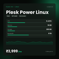 HostGraber Plesk Power Linux – Plesk VPS – Linux plan with 6 vCPU Cores, 16 GB RAM, 200 GB NVMe SSD