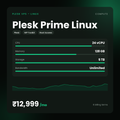 HostGraber Plesk Prime Linux – Plesk VPS – Linux plan with 24 vCPU Cores, 128 GB RAM, 5 TB NVMe SSD