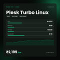 HostGraber Plesk Turbo Linux – Plesk VPS – Linux plan with 4 vCPU Cores, 8 GB RAM, 100 GB NVMe SSD