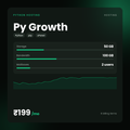 HostGraber Py Growth – Python Hosting plan with 50 GB SSD Storage, 100 GB Monthly Bandwidth