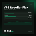 HostGraber VPS Reseller Flex – VPS Reseller plan with 800 GB NVMe SSD, 10 TB Bandwidth